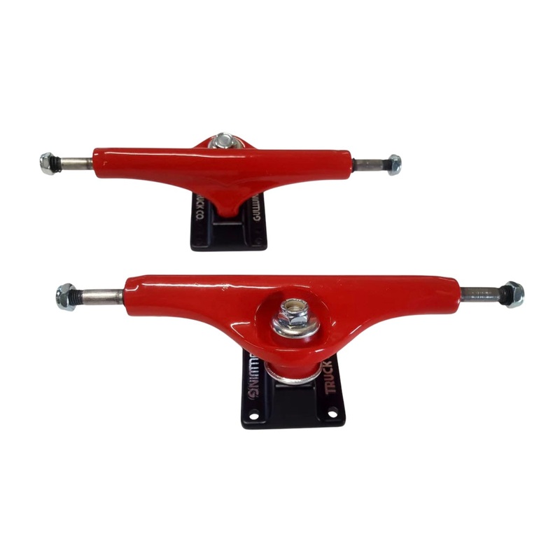 Gullwing Shadow Skateboard Trucks – 8.5″ RED / Black