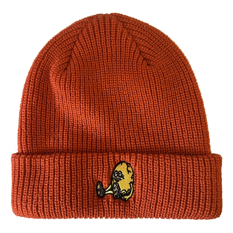 HEROIN “EGG” ORANGE BEANIE