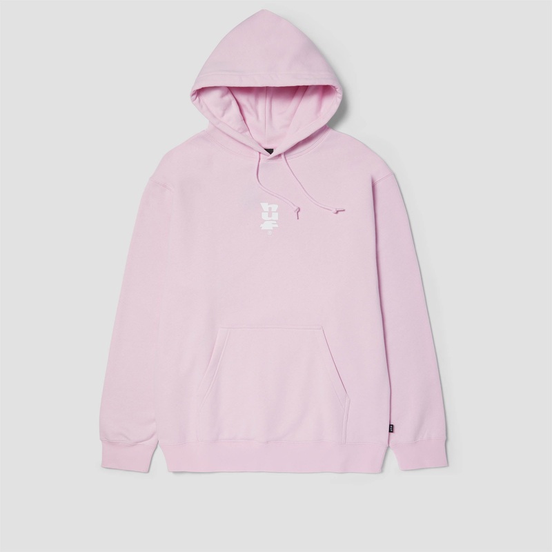 HUF Set Megablast Pullover Hood Powder Pink Small