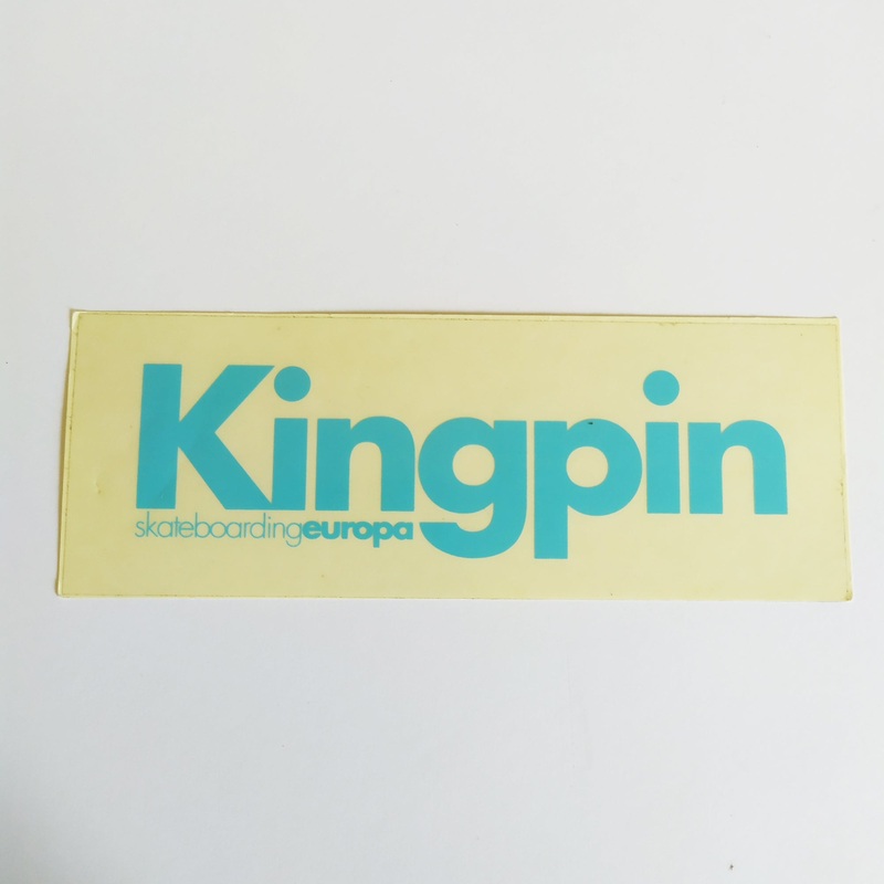 Kingpin Skateboard Magazine Skate Sticker