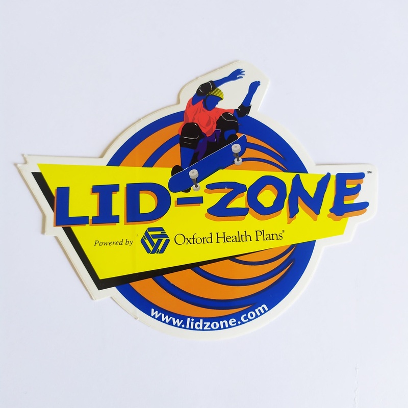 Lid Zone Skate Sticker