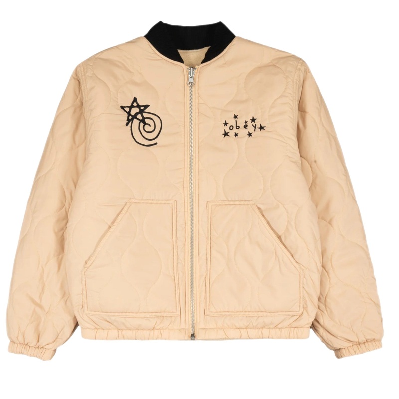 OBEY BASELINE REVERSABLE JACKET M