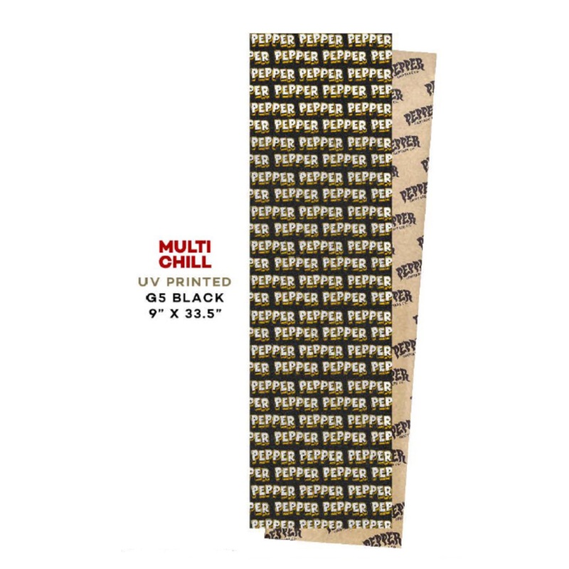 Pepper G5 Multi Chill Graphic Skateboard Grip Tape 9″ x 33.5″