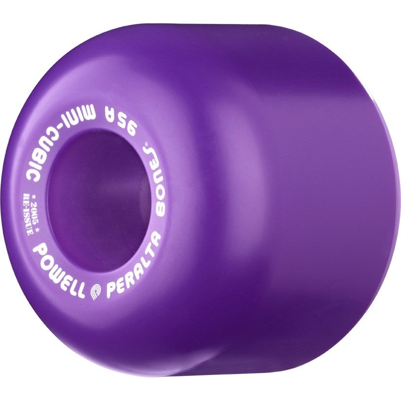 Powell Peralta Mini Cubic Purple 64mm 95a Skateboard Wheels