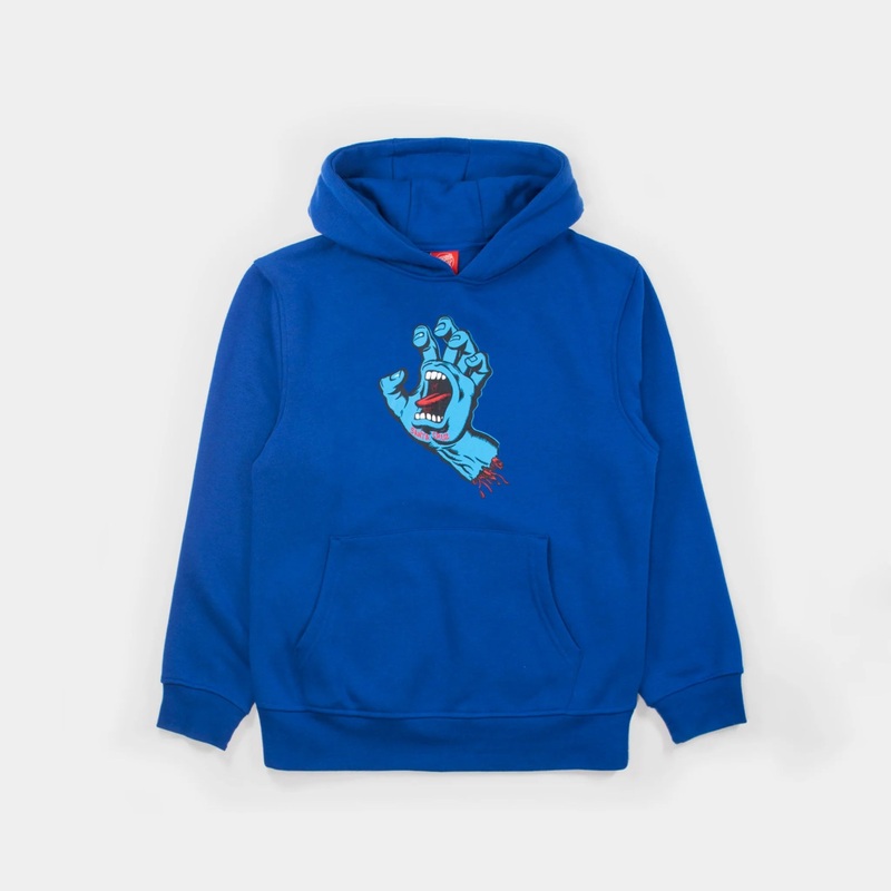 Santa Cruz Youth Screaming Hand Hood – Cobalt Kids S