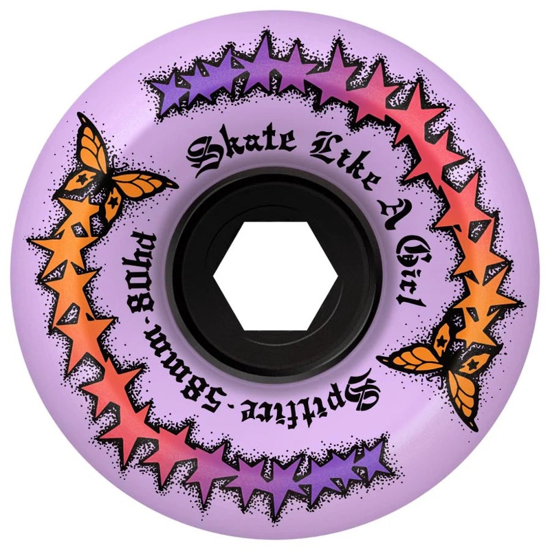 Spitfire 80HD Skate Like a Girl Evolution Wheels 80A 58MM