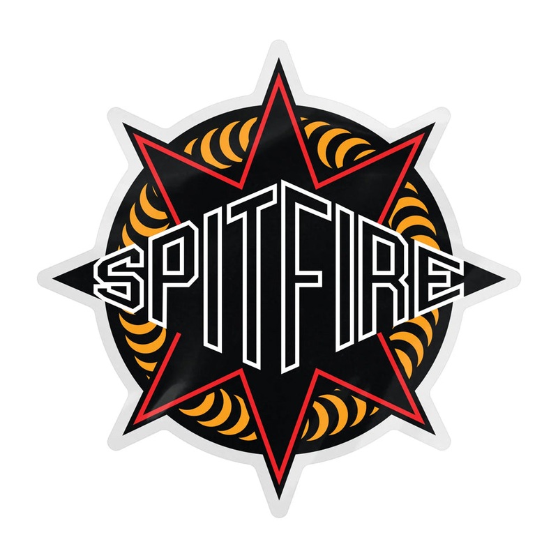 Spitfire Sure Shot Sticker Black 4.75″