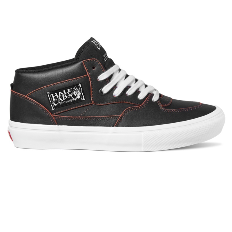 Vans Shoes “Skate Half Cab- Wear Away Black/Orange” 8