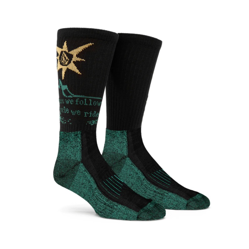 Volcom Bryan Iguchie Crew Socks Stealth