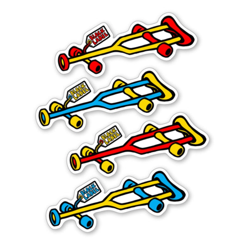 BLACK LABEL “CRUTCH” Sticker
