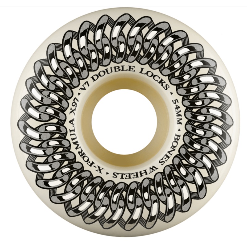 Bones 97a X Double Lock V7 Skateboard Wheel 54mm