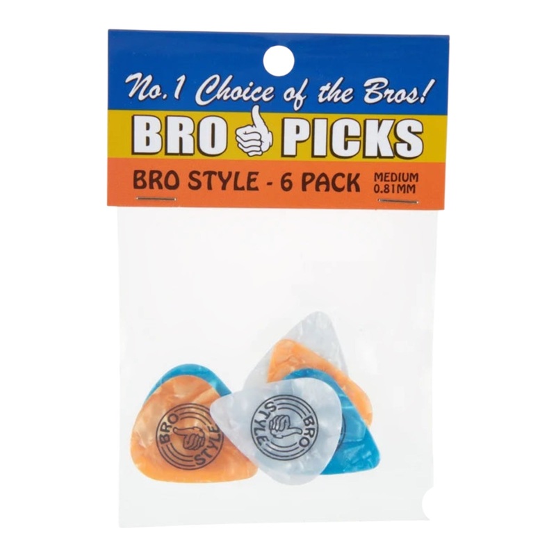 Bro Style Bro Picks .81mm Guitars Picks OS