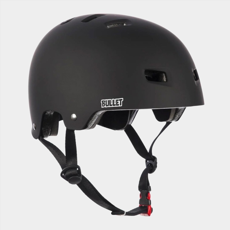 Bullet Deluxe T35 Helmet Youth One Size – Matt Black Kids OSFA