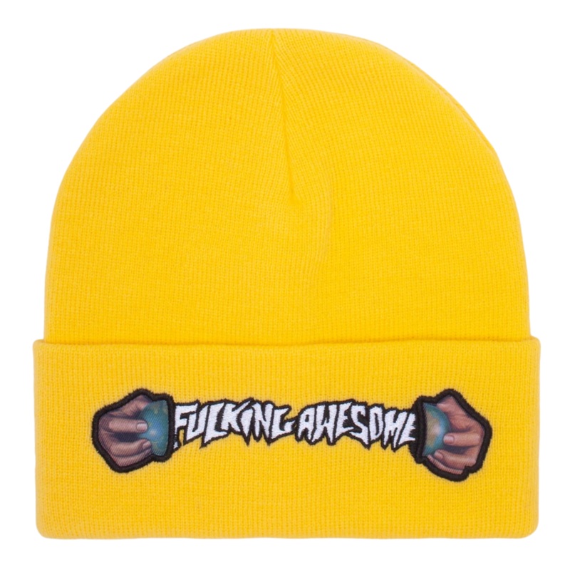 FA Awesome World Cup Cuff Beanie Daisy Yellow OS