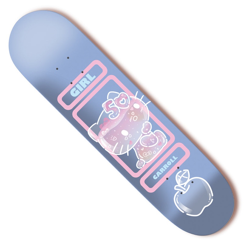 Girl Mike Carroll Hello Kitty 50 Deck Purple 8.25 x 31.875 WB:14