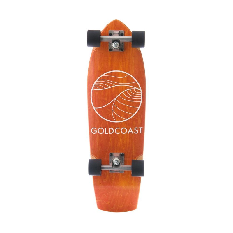 GoldCoast Classic Tangerine 28″ Cruiser Longboard Complete