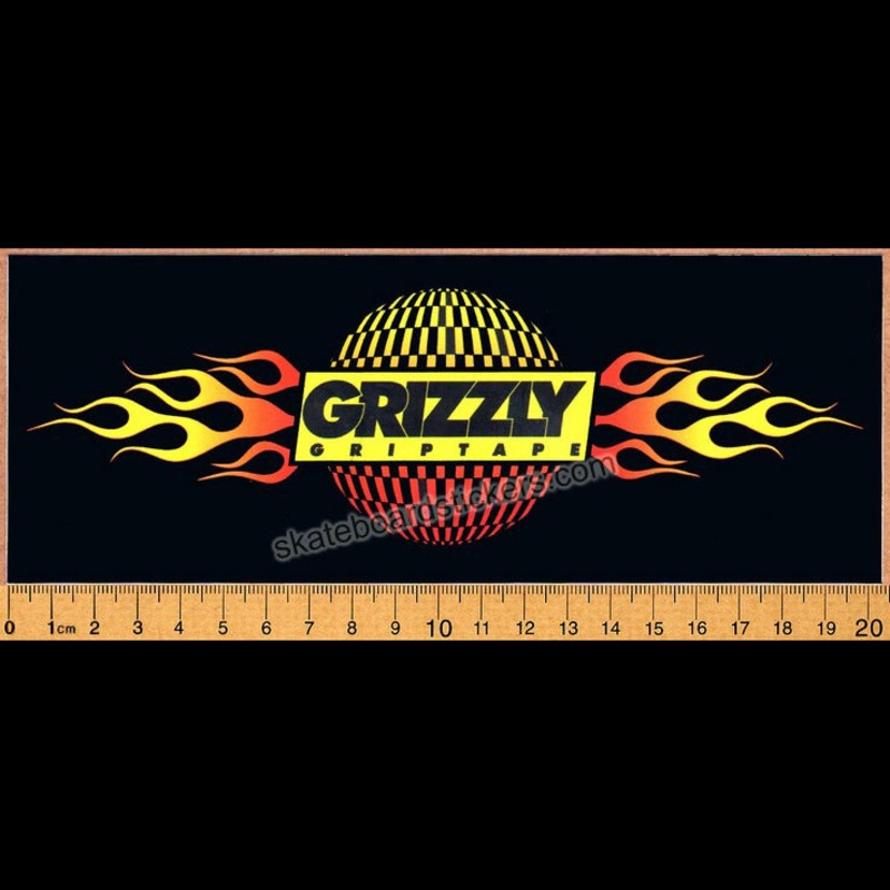 Grizzly Griptape XL Stamp Skateboard Sticker