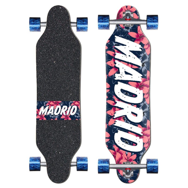 Madrid Weezer 36″ Bloom Top Mount Symmetrical Longboard Complete