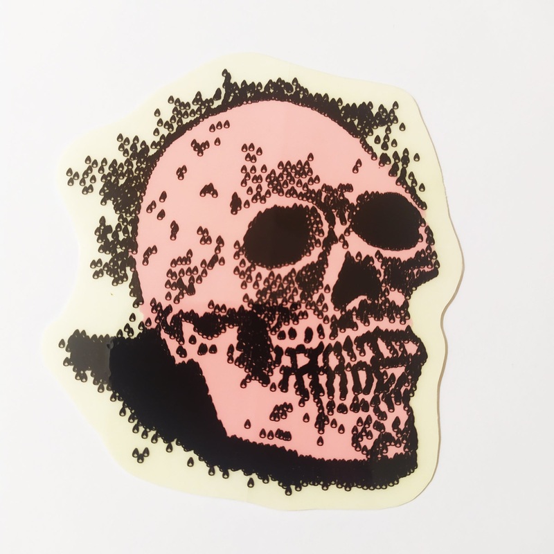 Nixon Skull Old Skate Sticker