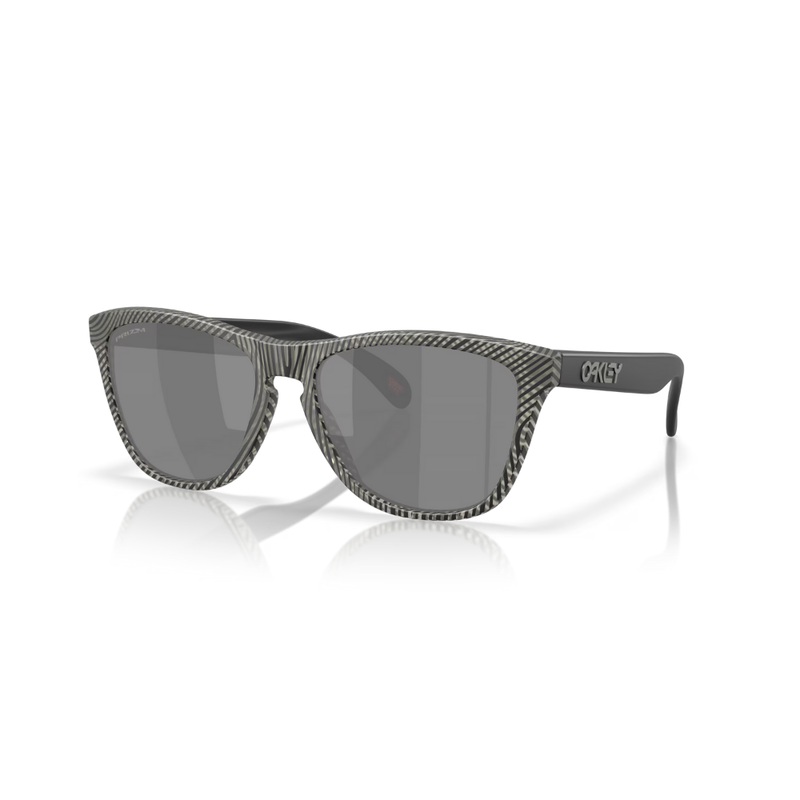 Oakley Frogskins Sunglasses Matte Grey Ink Fingerprint (Prizm Black) 55