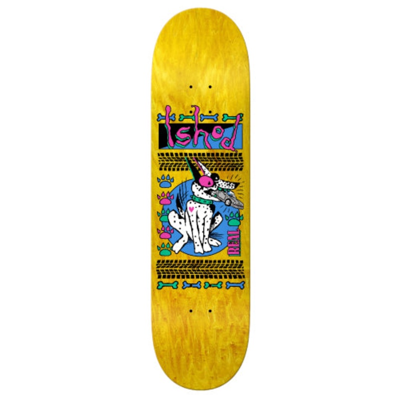 Real Ishod Rude Twin Tail Skateboard Deck 8.25″ 8.25″