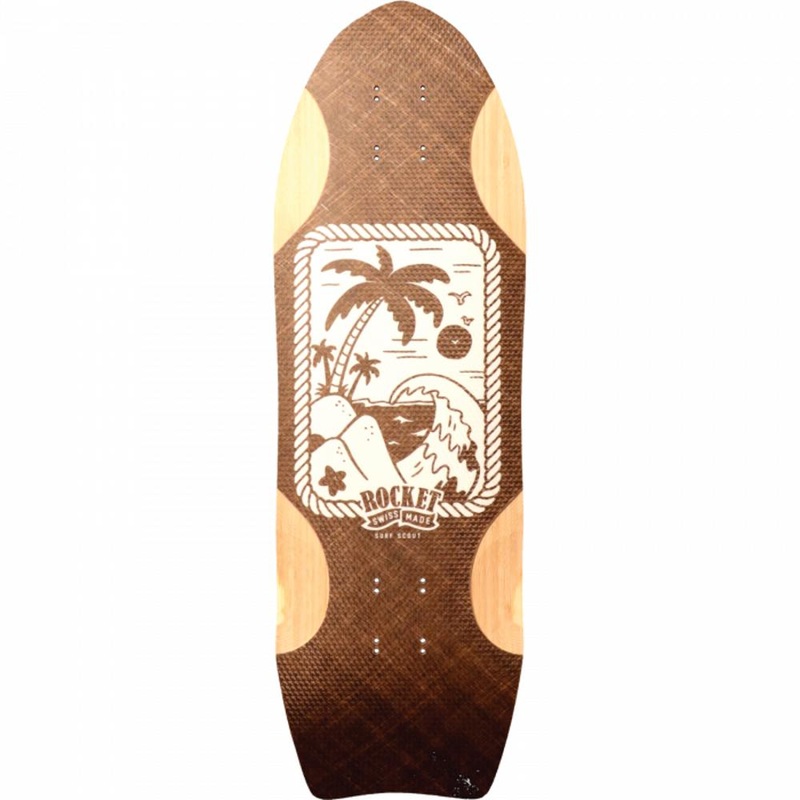 Rocket Scout Surf 28″ Longboard Deck Deck