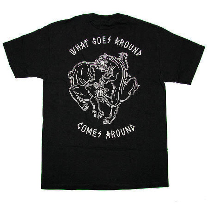 Sketchy Tank Karma T Shirt Black Medium