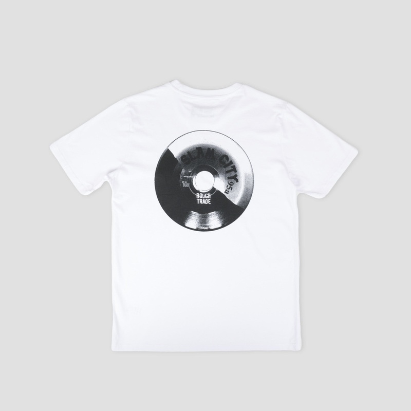 Slam City Skates X Rough Trade Lo-fi T-Shirt White X-Small
