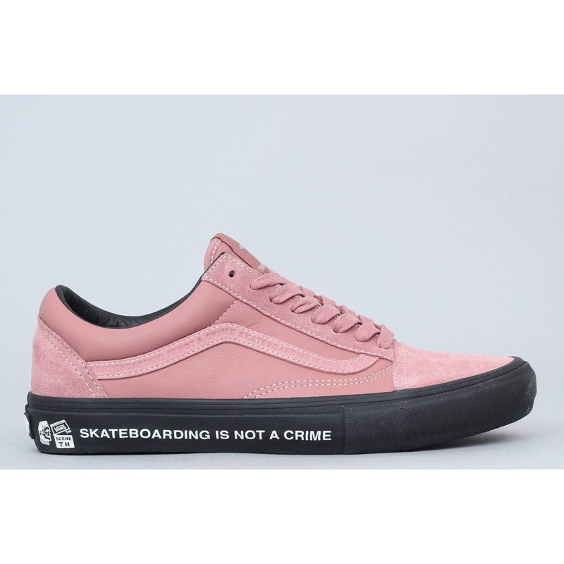 Vans Old Skool Pro ArcAd Shoes TH (Premium Leather / Suede) Old Rose US7.5 /UK6.5