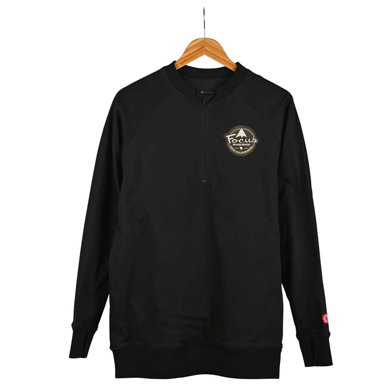 Focus Boardshop Men’s Enhanced Fleece Insulator Crewneck Small