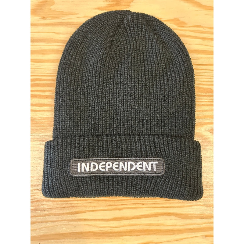 Independent Groundwork Beanie Long Shoreman Hat Black
