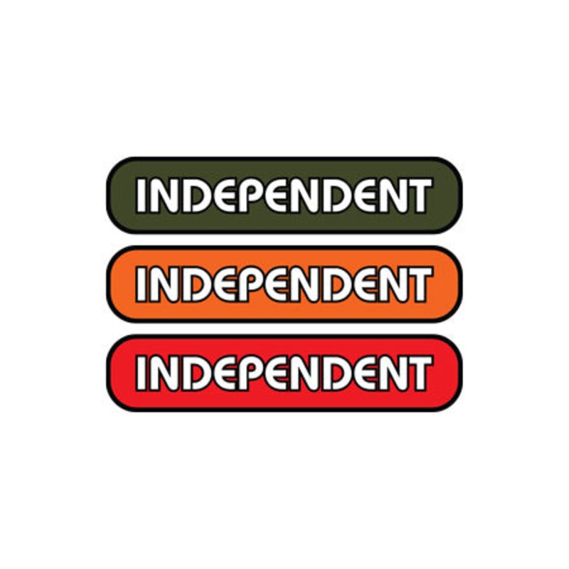 Independent Groundwork Vinyl Sticker Assorted 4″