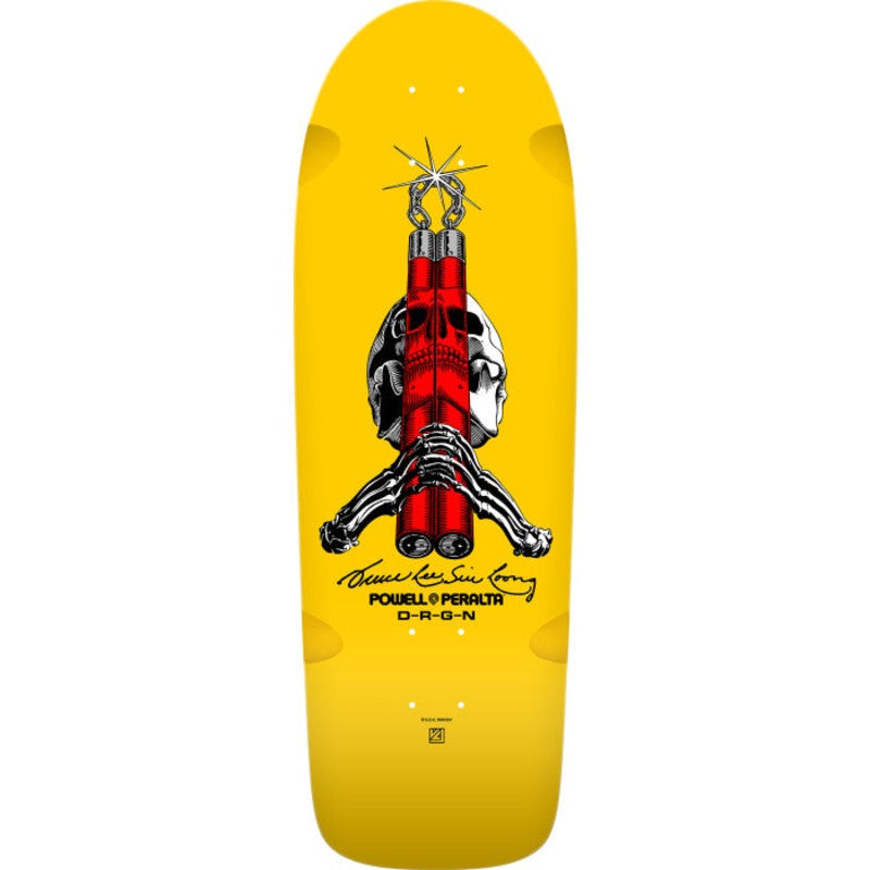 POWELL PERALTA x BRUCE LEE “SKULL & NUNCHUCKS” 10″ SKATEBOARD DECK