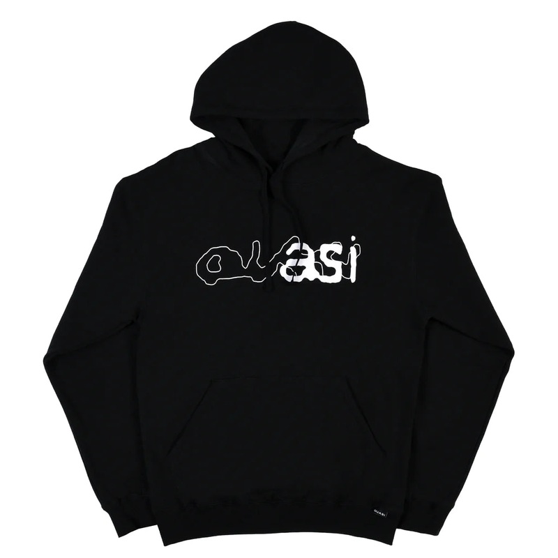 Quasi Lowercase Hoodie Black S