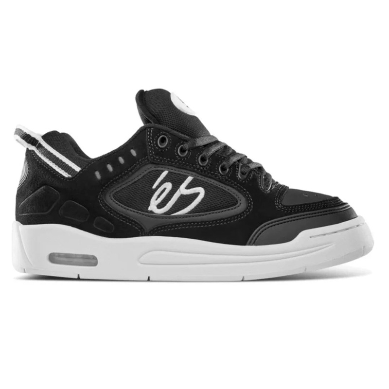 S The Creager Black/White Skateboard Shoes M 8 / W 9.5