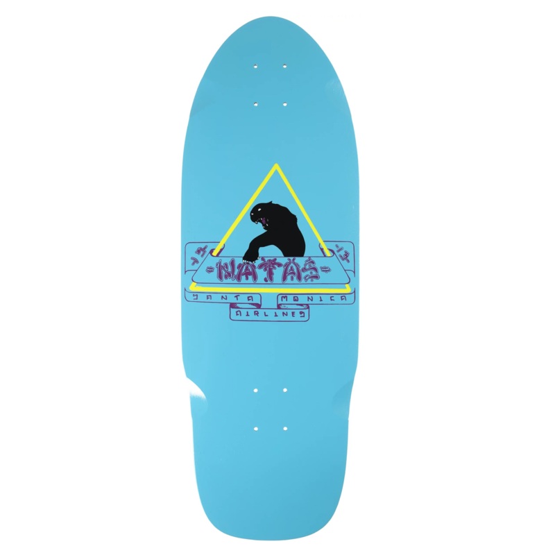 Santa Monica Airlines Natas Panther 1st Edition Blue Dip 10.0″ Skateboard Deck 10.0″ WB 15.75″