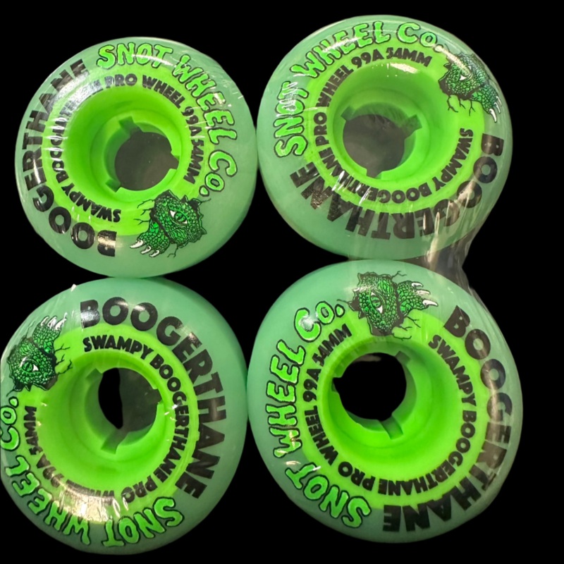 SNOT BOOGERTHANE SWAMPY GATORS 54MM SKATEBOARD WHEELS
