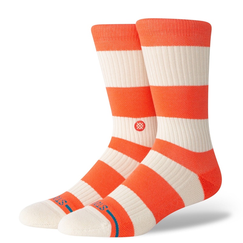 Stance Fred Crew Sock Red L :: Men 9-13 / Women 11-14