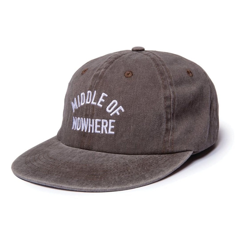 The Quiet Life Middle of Nowhere Vintage Wash Cap Brown