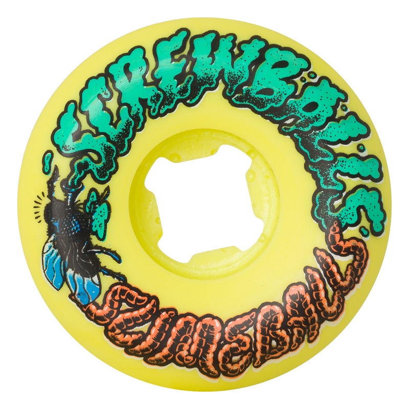 54mm Screw Balls Speed Balls Yellow 99a Slime Balls Skateboard Wheels Yellow 54mm
