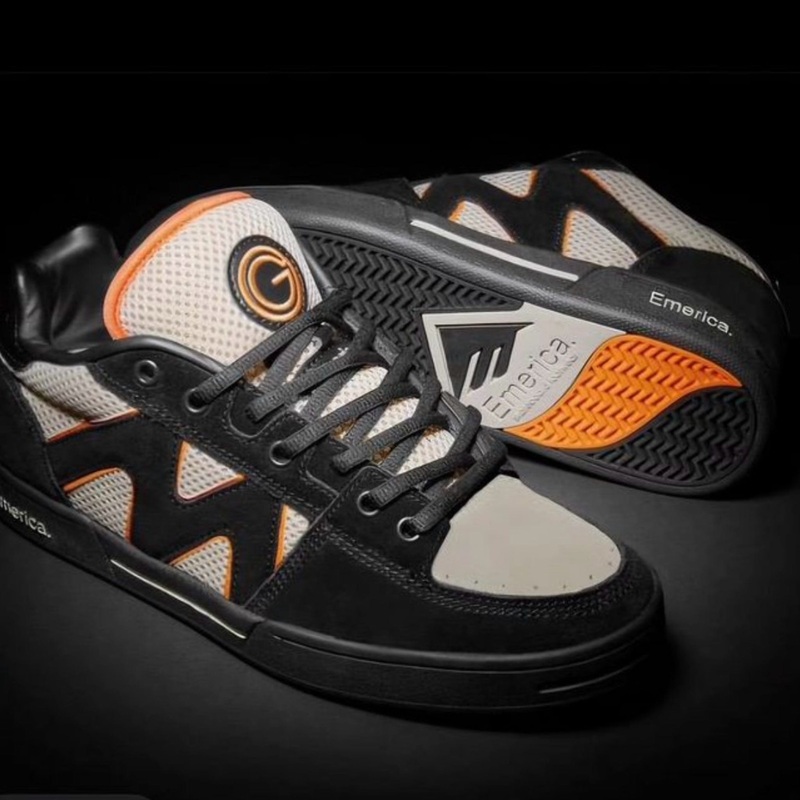 EMERICA OG-1 BLACK TAN ORANGE 9