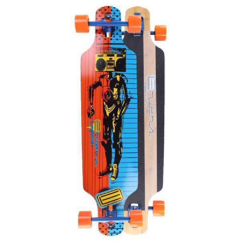 Ghetto Bot Bamboo Drop Through 40″ Longboard Complete