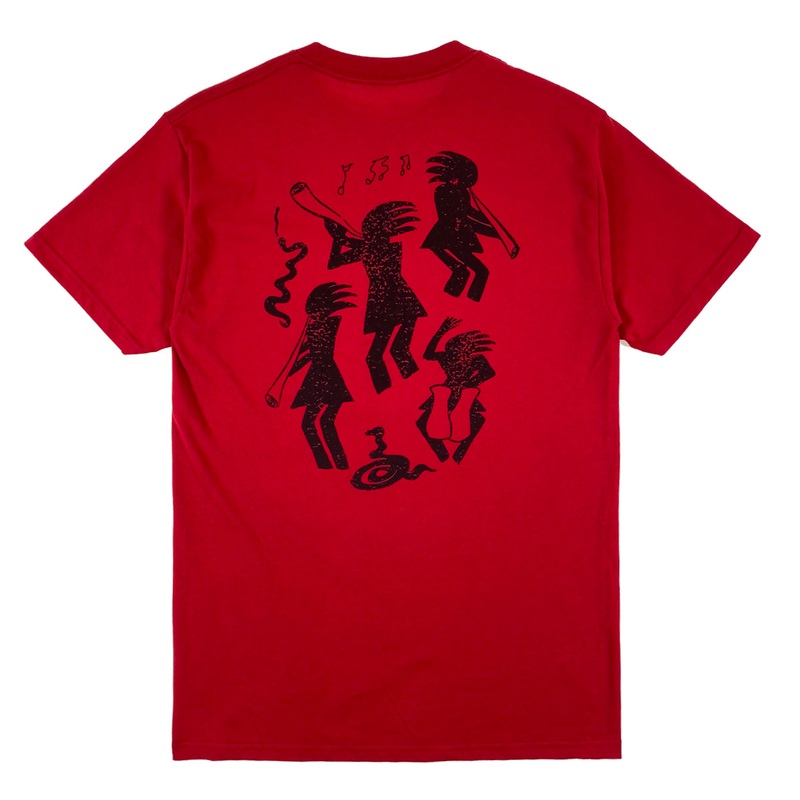 Girl Skateboards Kokopelli T-Shirt – Cardinal S