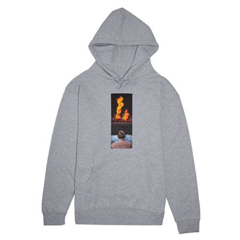 Hockey John Fitzgerald View Hooded Sweatshirt Heather Grey Medium