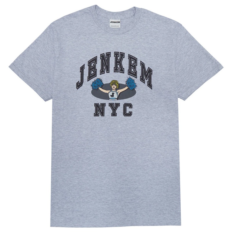 Jenkem Varsity T Shirt Sport Grey Medium
