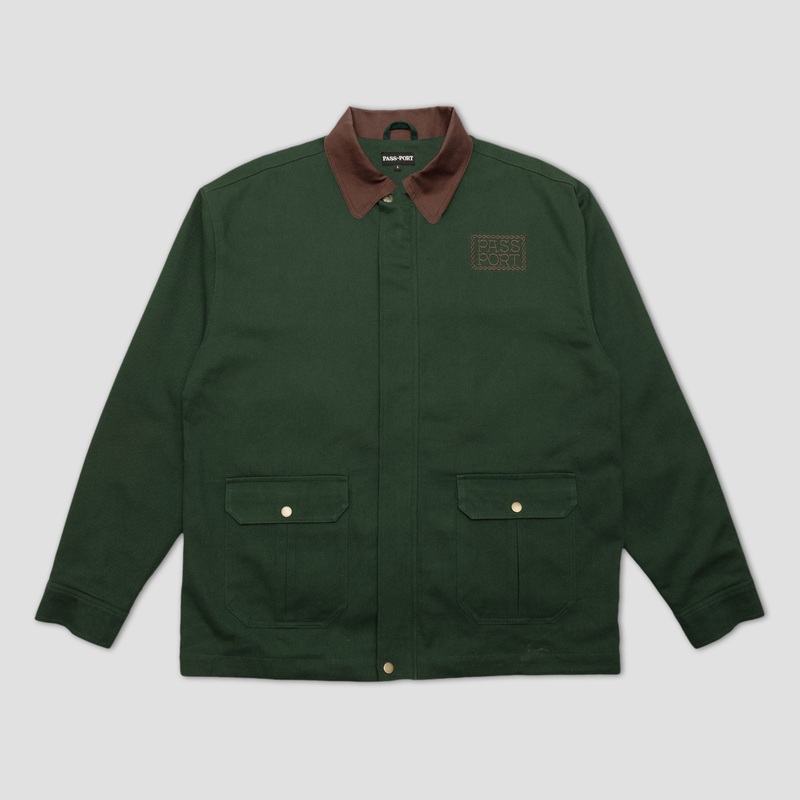 PassPort Invasive Logo Yard Jacket Forest Green Small