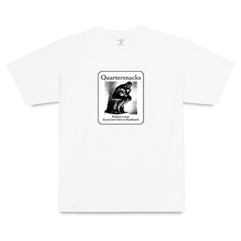 Quartersnacks Thinker T Shirt White Medium
