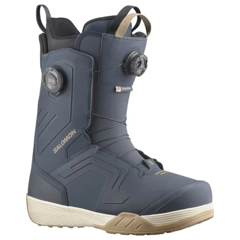 Salomon Dialogue Dual BOA Snowboard Boots Blue Night/Sepia Tint/Gum