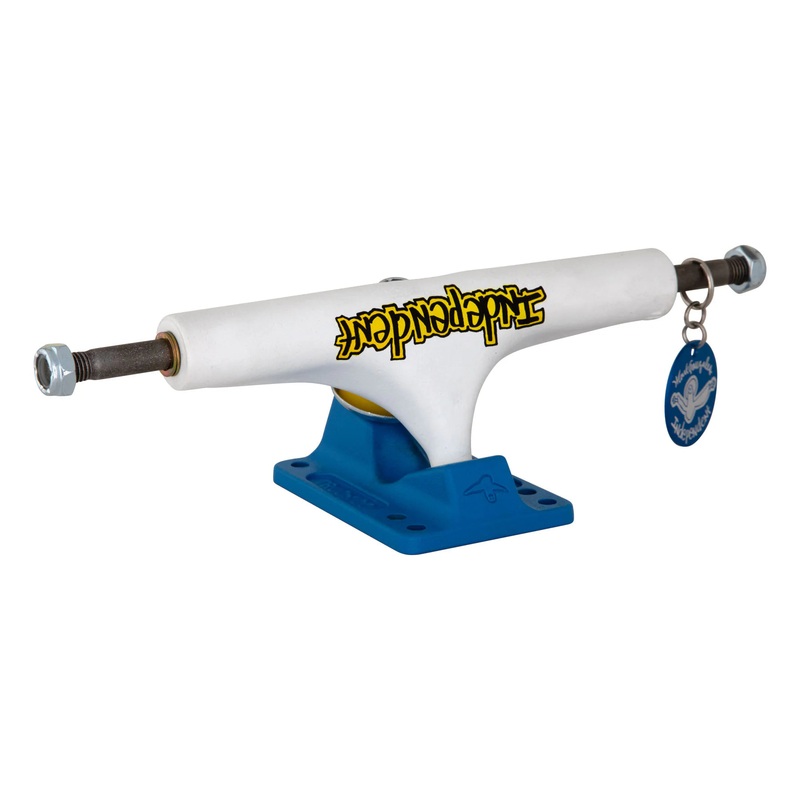 Stage 4 Pro Mark Gonzales Flat White Blue Standard Trucks Independent 146