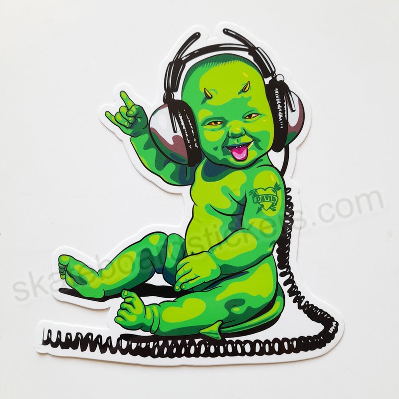 Thank You Skateboard Sticker – Yeah Baby